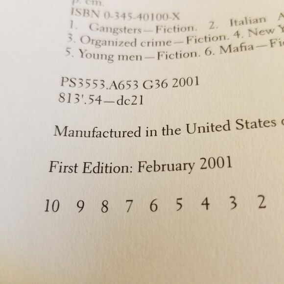 Gangster hardcover book first edition - Picture 10 of 10